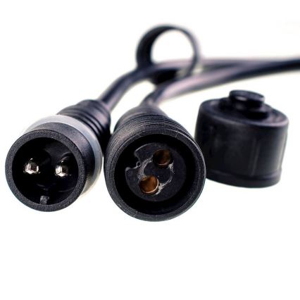 Utomhus dekorationskedja GIRLANDA 10 m 10xE27/10W/230V IP44