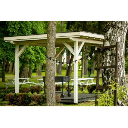 Utomhus dekorationskedja MIMOSA 20xE27/1,3W/230V IP44 20m