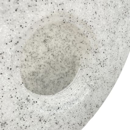 Utomhus dekorationslampa LUMISTONE 1xE27/15W/230V IP65 Ø 38 cm