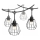 Utomhus dekorationsljusslinga CRETE 15xE27/230V 20m IP44