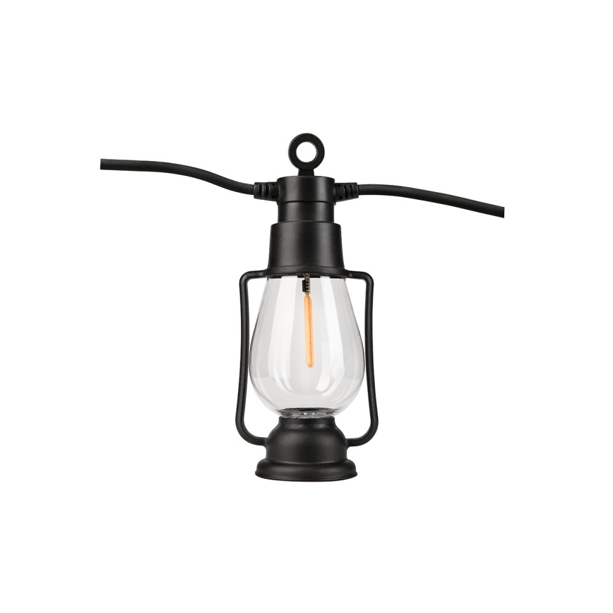 Utomhus dekorationsljusslinga GIRLANDA 10 LED, 10 m, IP44, varmvit