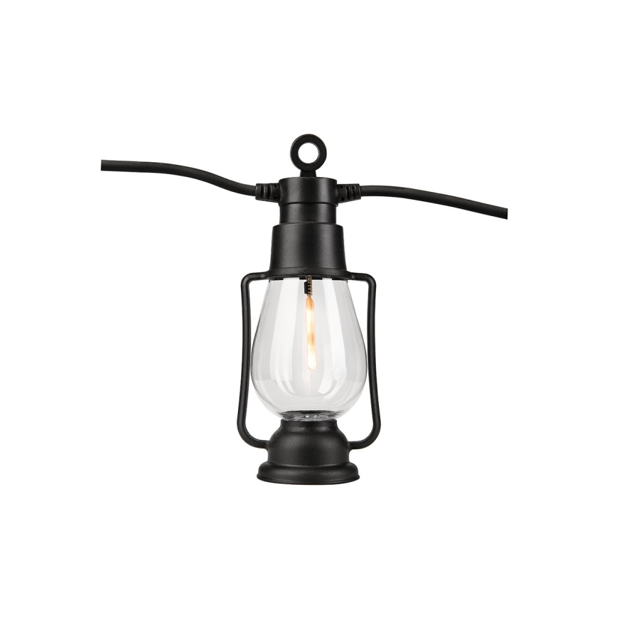 Utomhus dekorationsslinga GIRLANDA 20xLED 20 m IP44 varmvit