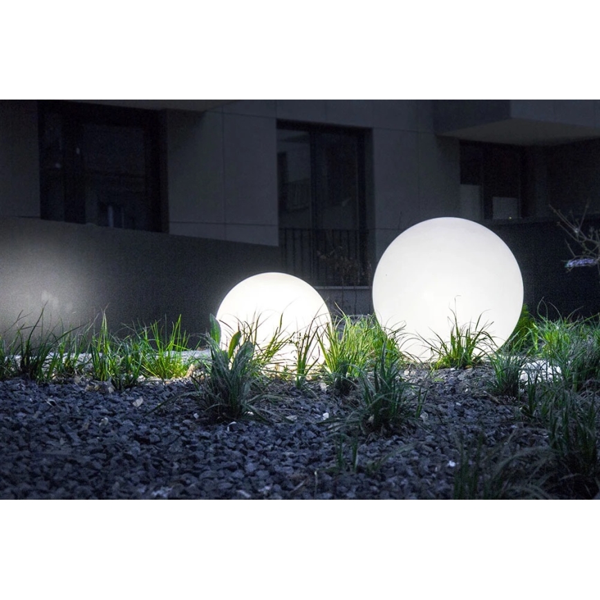 Utomhus dekorativ belysning GARDEN BALL 1xE27/40W/230V IP65 d. 25 cm