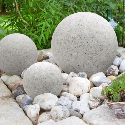 Utomhus dekorativ belysning GARDEN BALL 1xE27/40W/230V IP65 d. 25 cm