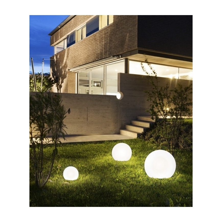 Utomhus dekorativ belysning GARDEN BALL 1xE27/40W/230V IP65 d. 25 cm