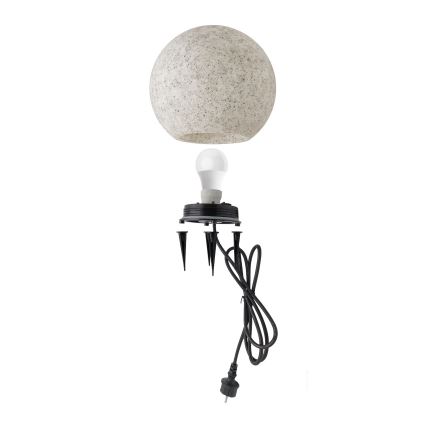 Utomhus dekorativ belysning GARDEN BALL 1xE27/40W/230V IP65 d. 25 cm