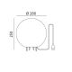 Utomhus dekorativ belysning GARDEN BALL 1xE27/40W/230V IP65 d. 28 cm