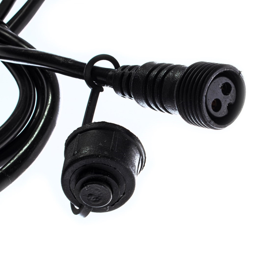 Utomhus Dekorativ slinga KRANS 10xE27/15W/230V 10m IP44