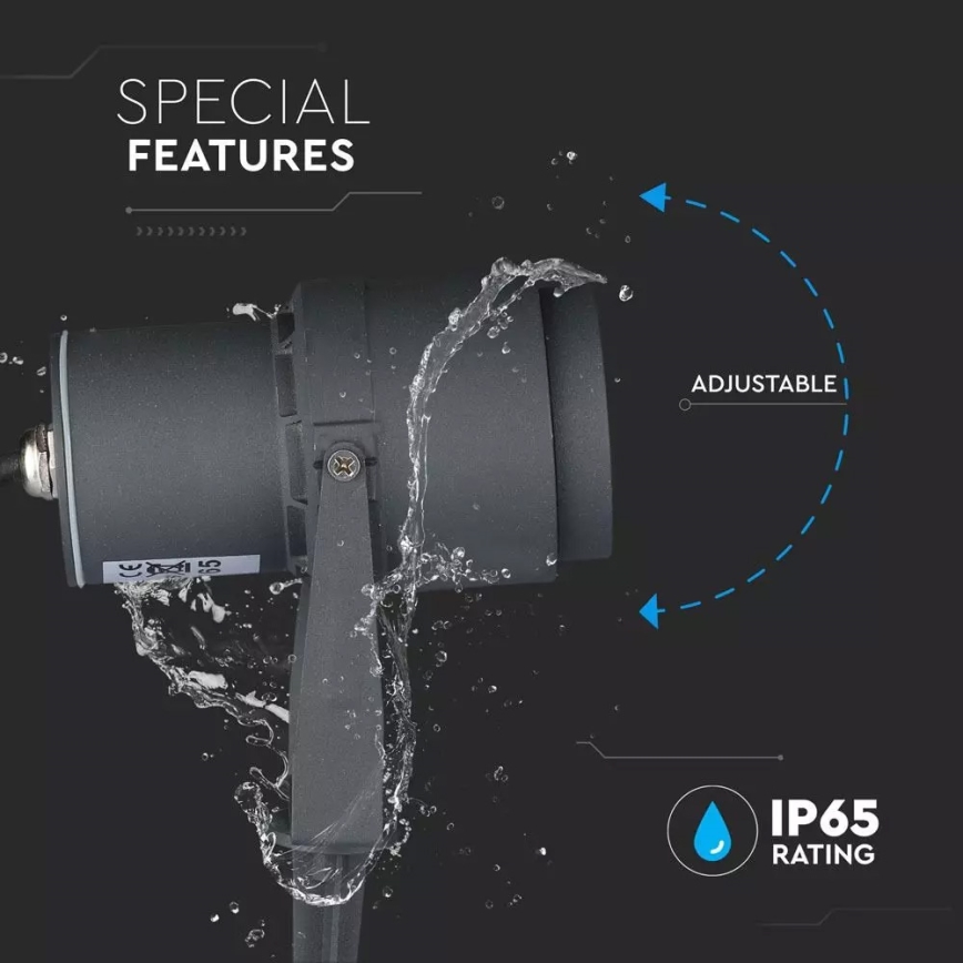 Utomhus LED belysning LED/12W/100-240V IP65