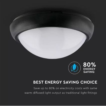 Utomhus LED taklampa  LED/12W/230V IP54