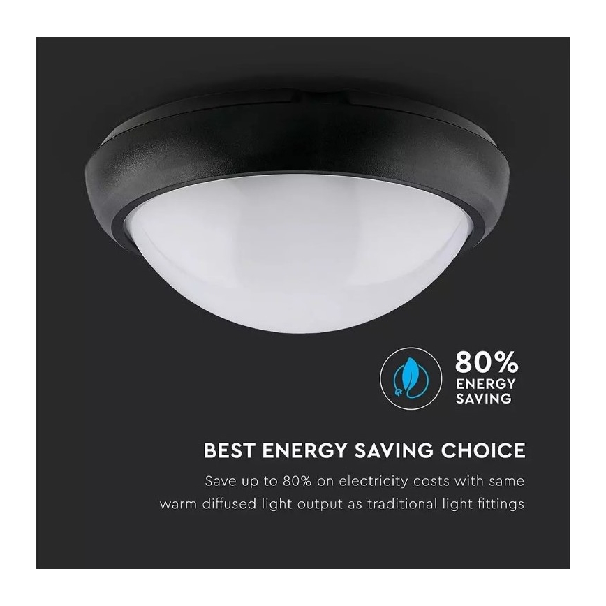 Utomhus LED taklampa  LED/12W/230V IP54