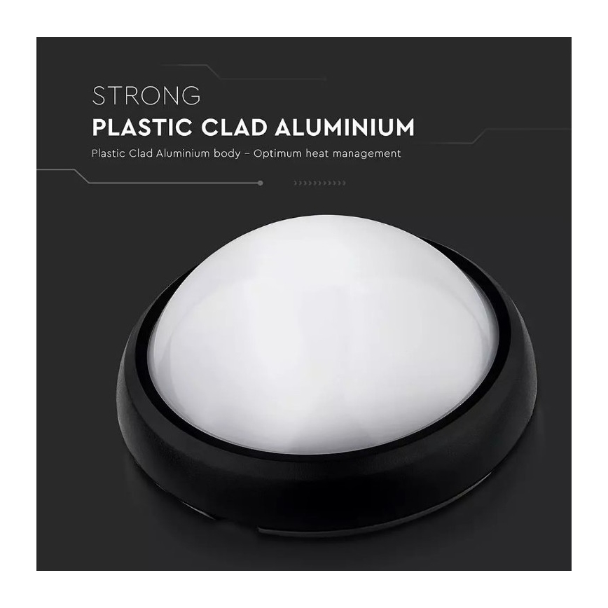 Utomhus LED taklampa  LED/12W/230V IP54