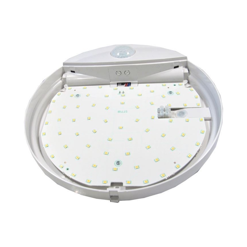 Utomhus LED taklampa  med sensor  LED/15W/230V IP44