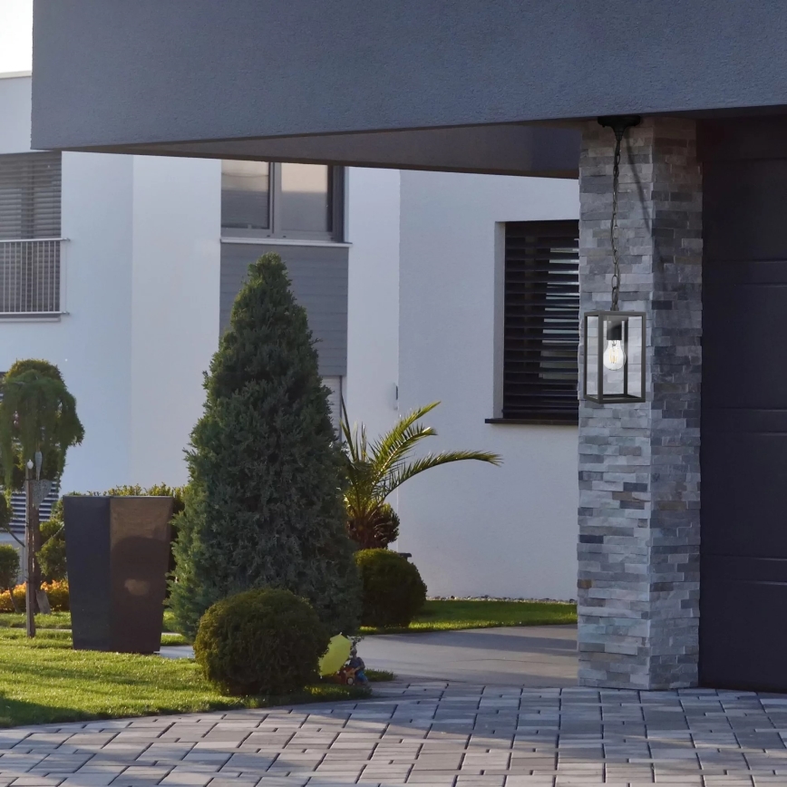 Utomhus Ljuskrona MALMO 1xE27/15W/230V svart