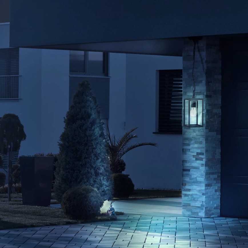 Utomhus Ljuskrona MALMO 1xE27/15W/230V svart