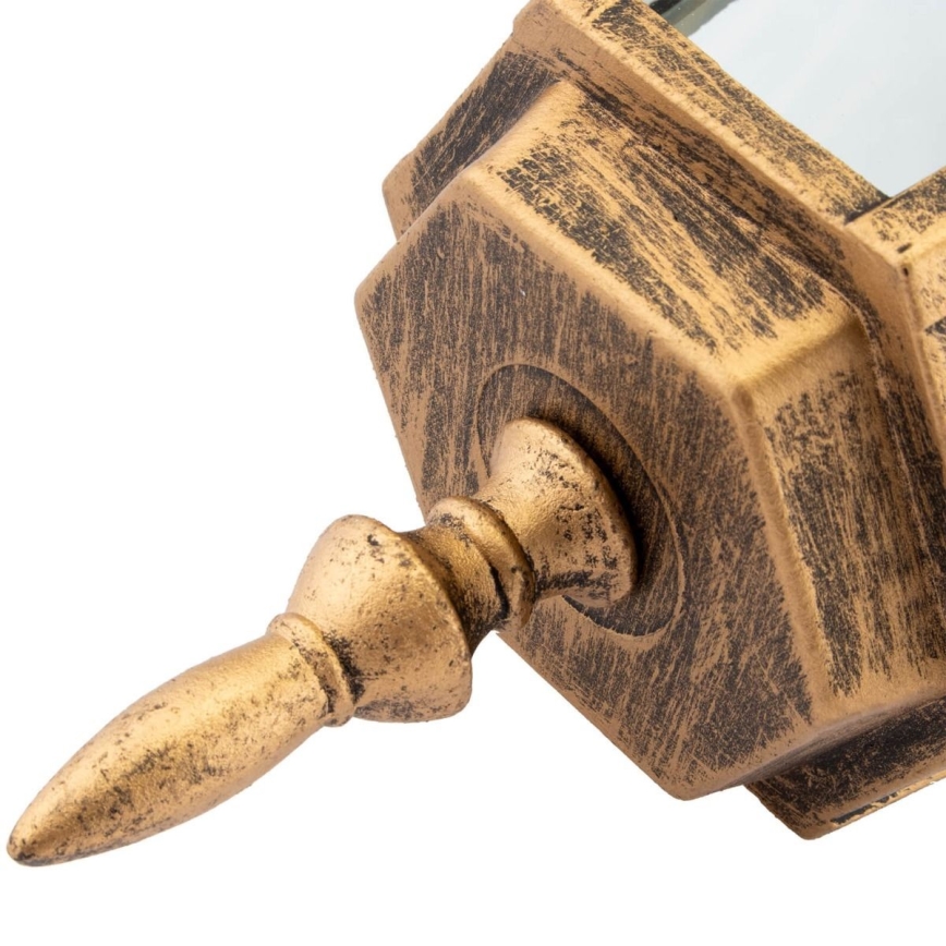 Utomhus ljuskrona med kedja 1xE27/60W/230V guld IP44