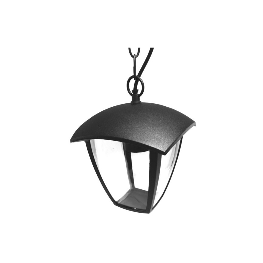 Utomhus ljuskrona på kedja SURVA 1xE27/60W/230V IP44 svart