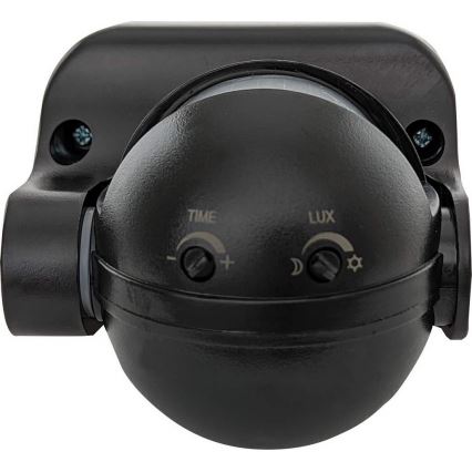 Utomhus PIR-rörelsesensor 1200W/230V IP44 svart