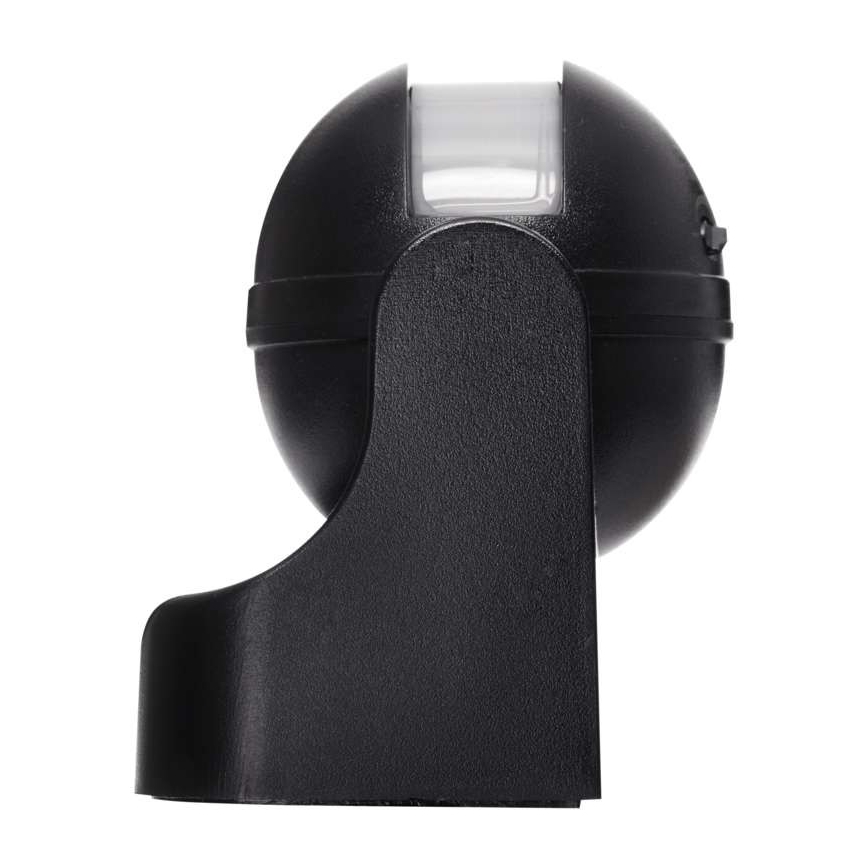 Utomhus PIR-sensor B 180° 1200W/230V IP44 svart