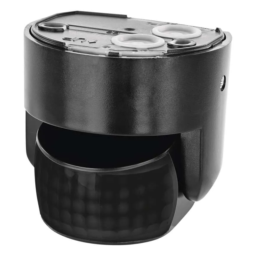 Utomhus rörelse- och skymningssensor PIR 1200W/230V IP65 svart