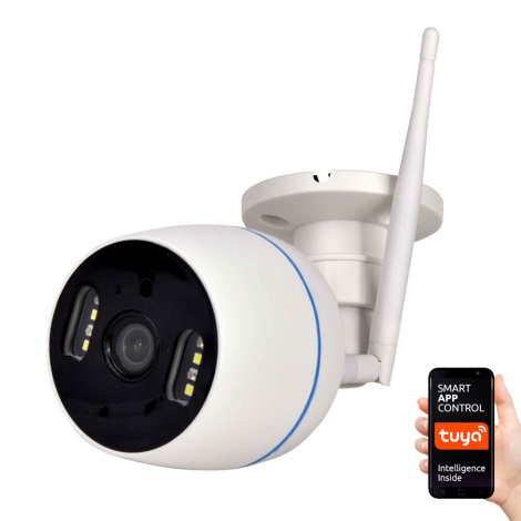 Utomhus smart övervakningskamera LED/230V/Wi-Fi