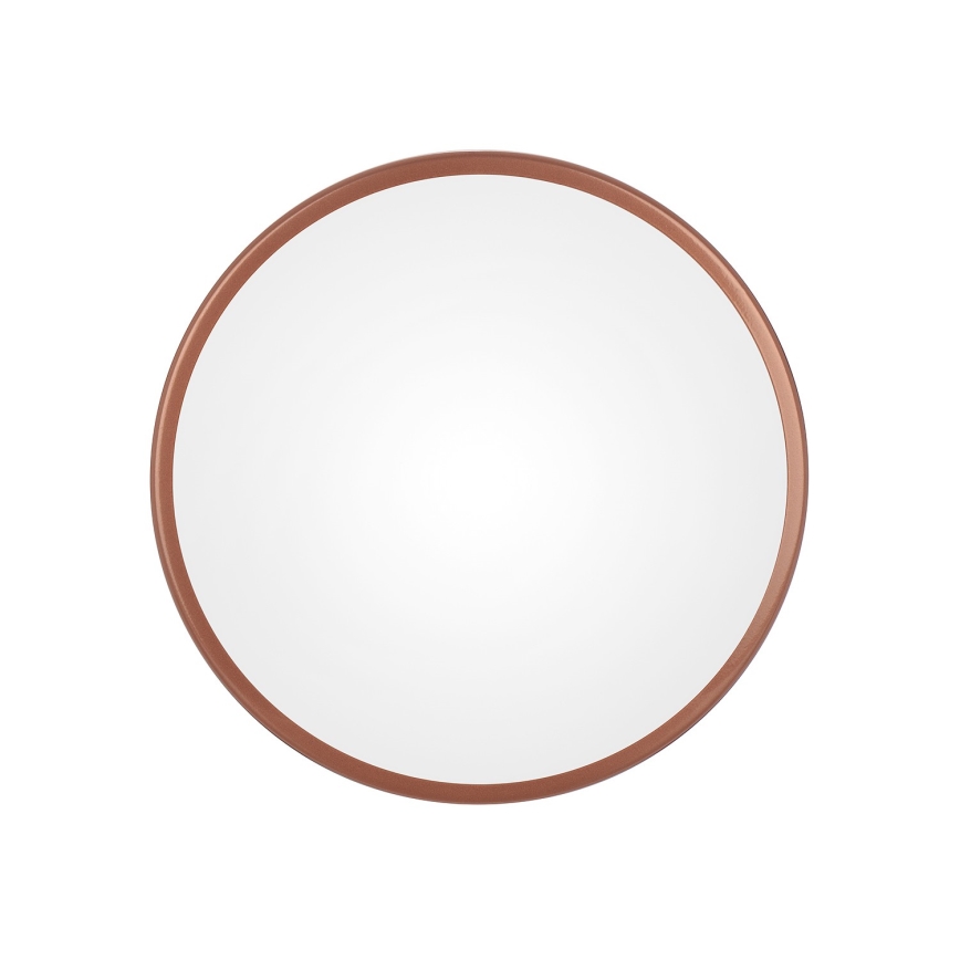 Utomhus taklampa med sensor CLEO 2xE27/24W/230V d. 30 cm koppar IP54