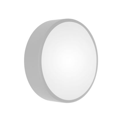 Utomhus taklampa med sensor CLEO 3xE27/24W/230V d. 40 cm grå IP54