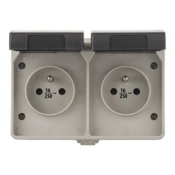 Utomhus Uttag FRENCH 250V/16A IP44 2Z