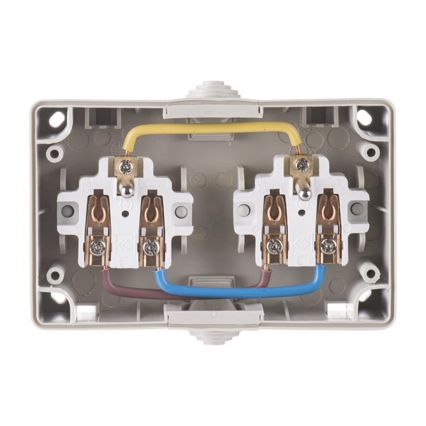 Utomhus Uttag FRENCH 250V/16A IP44 2Z