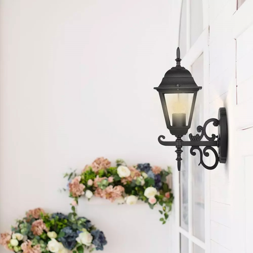 Utomhus Väggbelysning 1xE27/60W/230V IP44