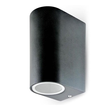 Utomhus Väggbelysning 2xGU10/20W/230V IP44