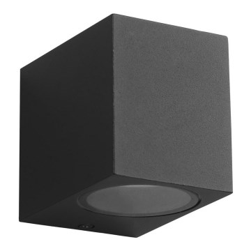 Utomhus väggbelysning BOKA 1xGU10/60W/230V IP44 svart