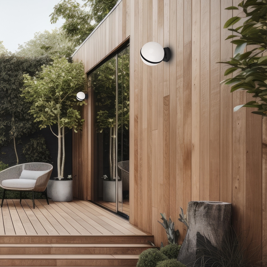 Utomhus väggbelysning CIRCULO 1xE27/40W/230V IP44