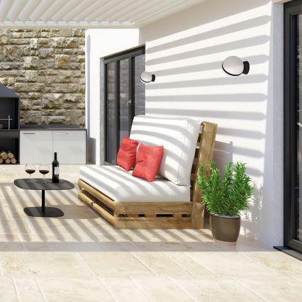 Utomhus väggbelysning CIRCULO 1xE27/40W/230V IP44