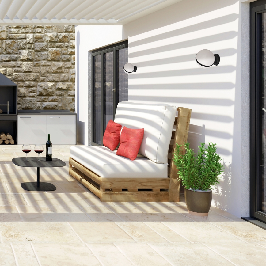 Utomhus väggbelysning CIRCULO 1xE27/40W/230V IP44