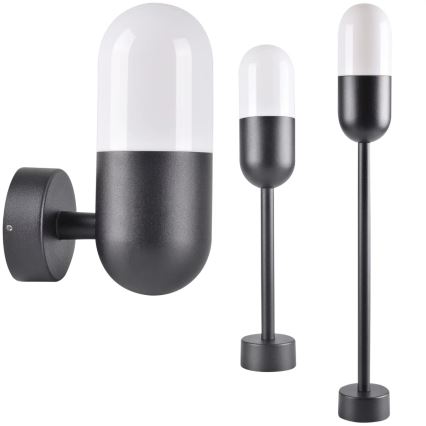 Utomhus Väggbelysning HORTEN 1xE27/10W/230V IP44