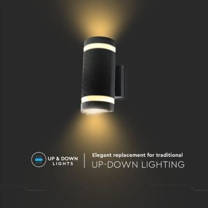 Utomhus vägglampa 2xE27/60W/230V IP44