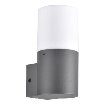 Utomhus vägglampa DALLAS 1xE27/12W/230V IP44 antracit