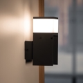 Utomhus vägglampa DASTEN 1xG9/11W/230V IP44 svart