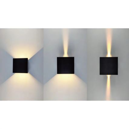 Utomhus vägglampa KIOTO 1xG9/5W/230V IP44 svart