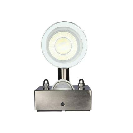 Utomhus vägglampa med sensor 2xGU10/35W/230V IP44