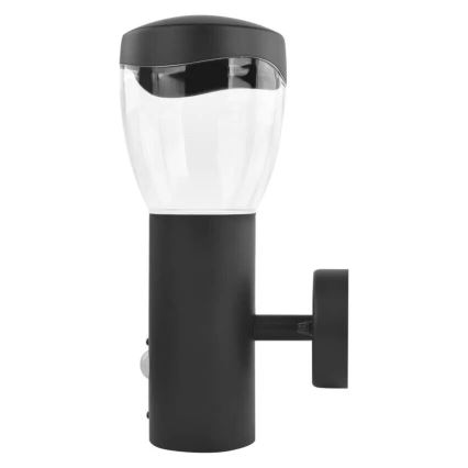 Utomhus vägglampa med sensor ARTEO 1xE27/15W/230V IP44