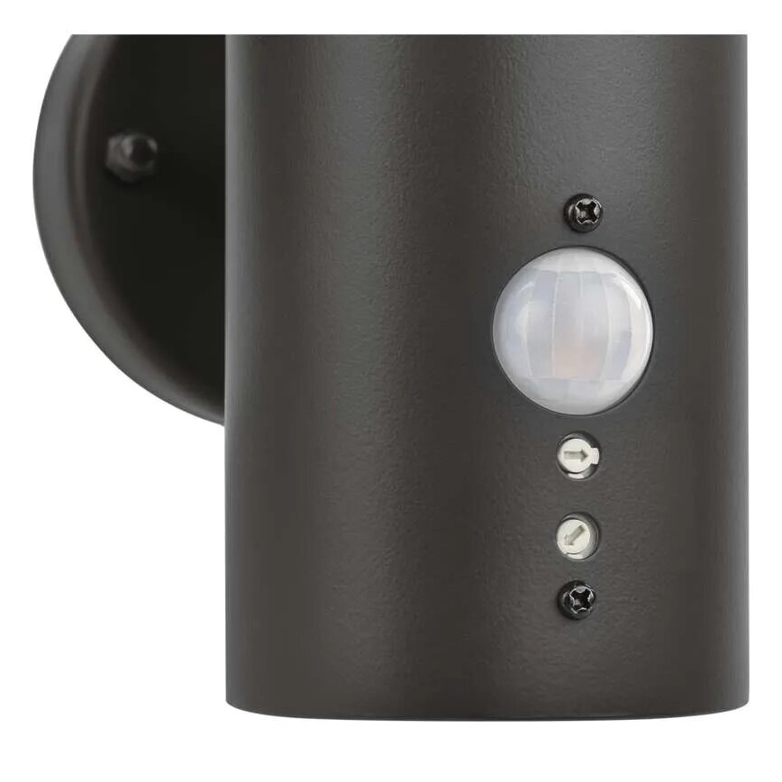 Utomhus vägglampa med sensor ARTEO 1xE27/15W/230V IP44