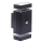 Utomhus vägglampa med sensor NIZZA 2xGU10/35W/230V IP65