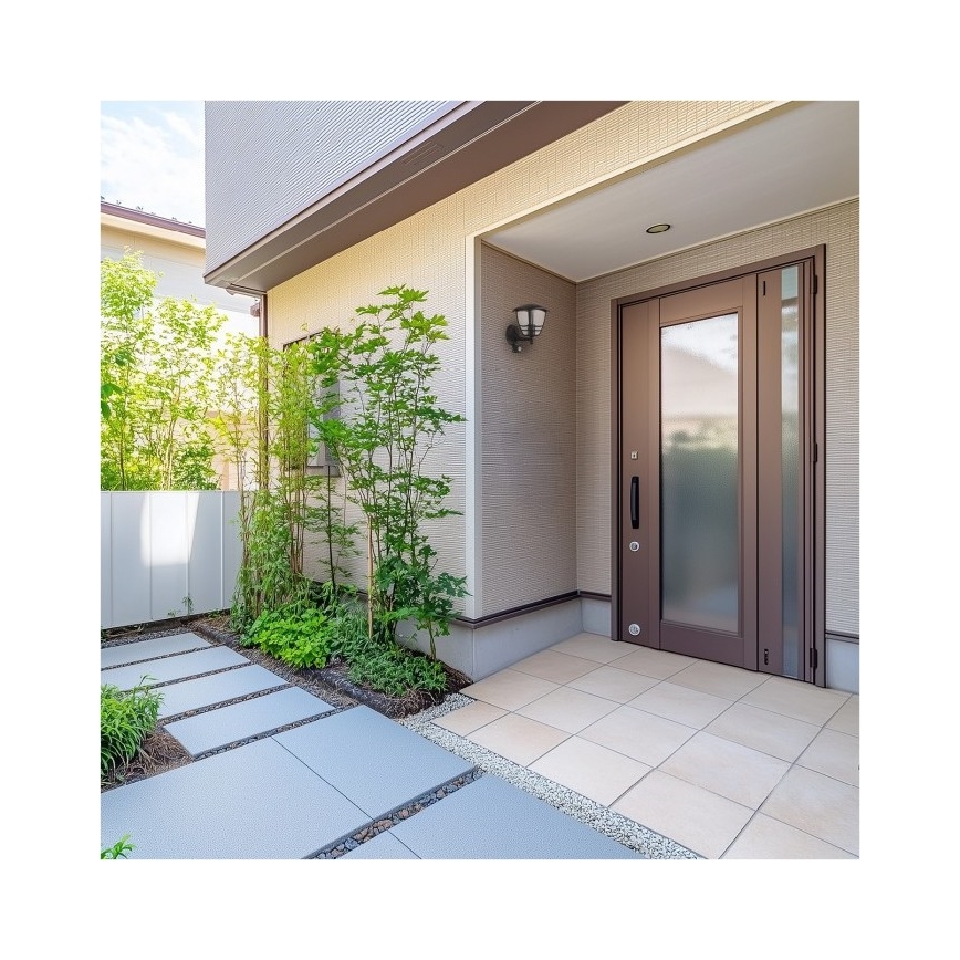 Utomhus vägglampa med sensor TEVIO 1xE27/60W/230V IP54 svart