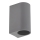 Utomhus vägglampa  PARETE 2xGU10/6W/230V IP54 grå