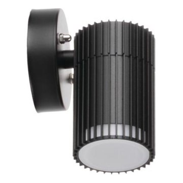 Utomhus väggspot RADILO 1xGU10/11W/230V IP44 svart