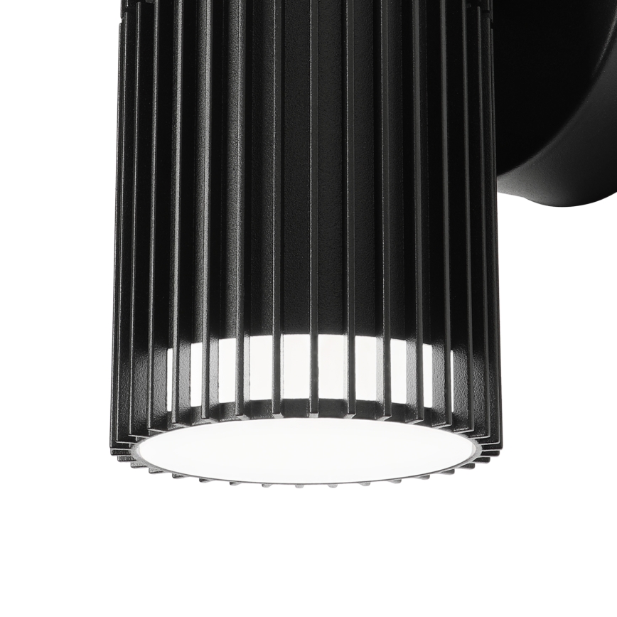 Utomhus väggspotlampa LANTHEA 1xGU10/11W/230V IP44 svart