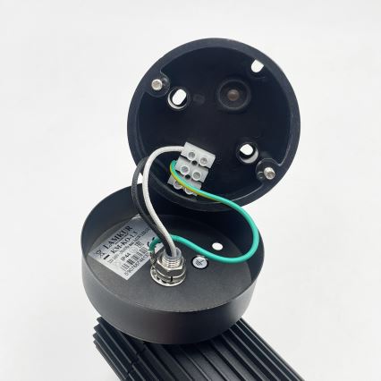 Utomhus väggspotlampa LANTHEA 1xGU10/11W/230V IP44 svart