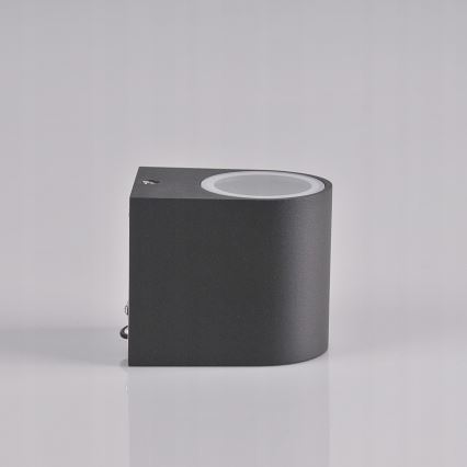 Utomhus Väggspotlight BOSTON 1xGU10/10W/230V IP44